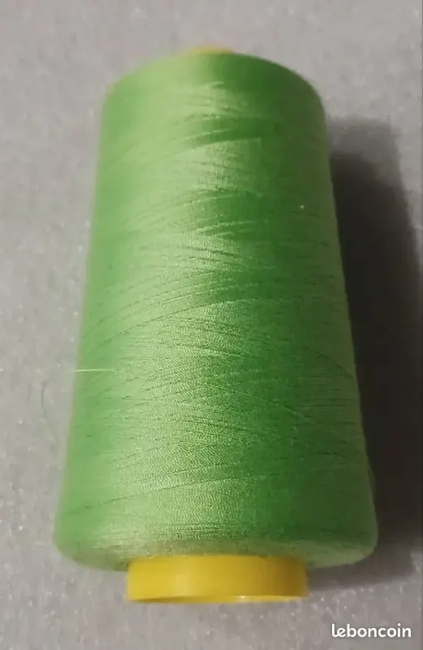 Fil vert blanc