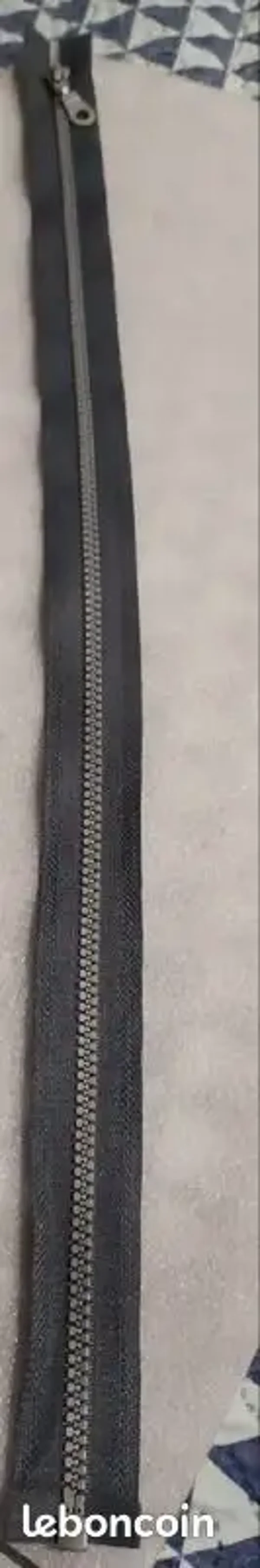Fermeture éclair grise 60 cm