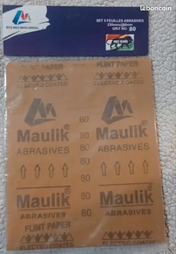 Feuilles abrasives n° 80