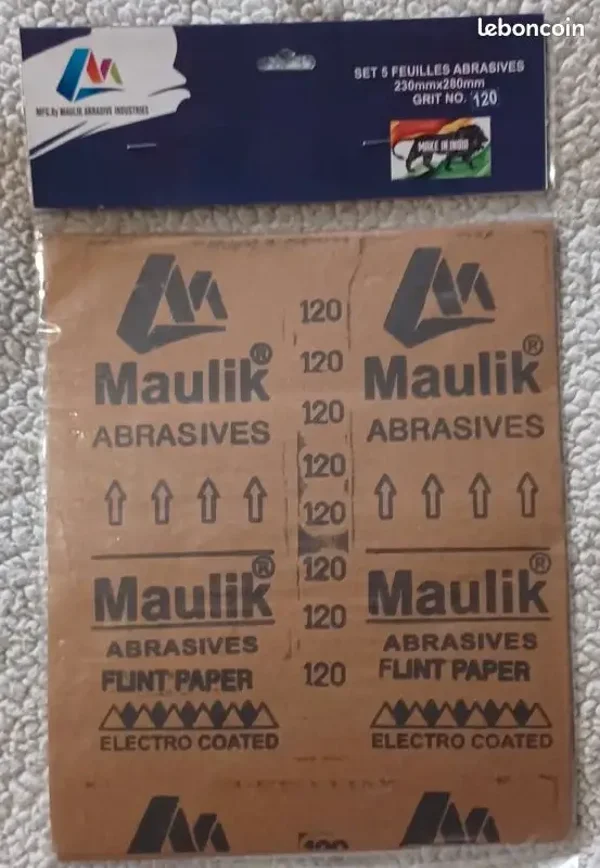 Feuilles abrasives n° 120