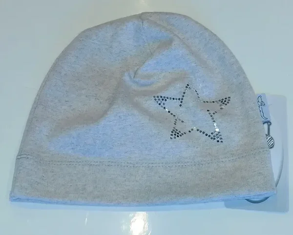 Bonnet bébé rosé avec étoile