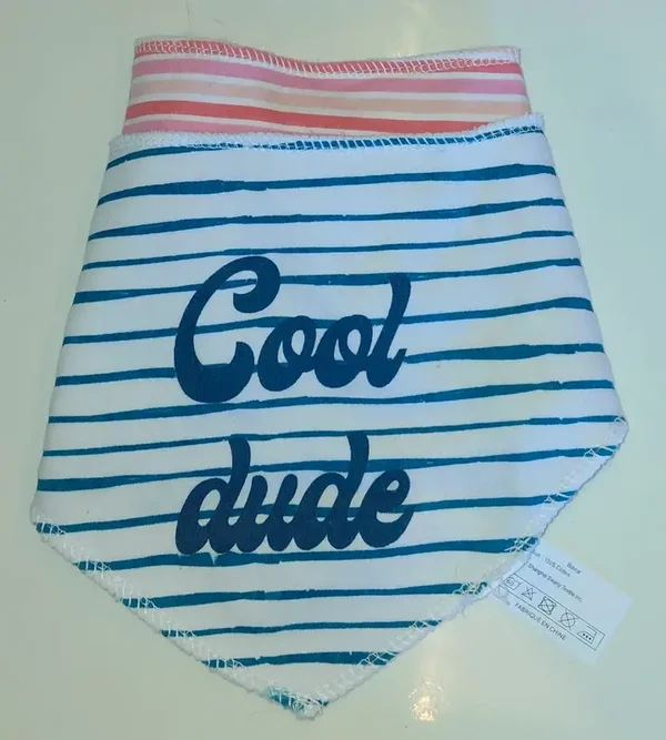 Bavoirs bandanas à rayures