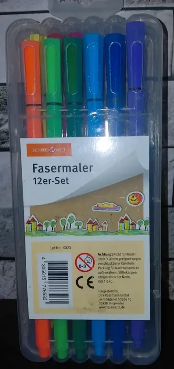 Boîte de 12 feutres
