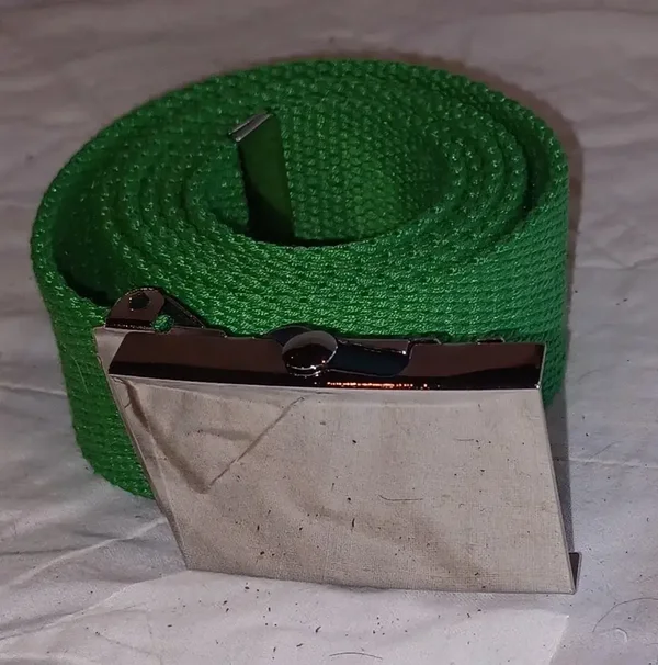 Ceinture toile verte