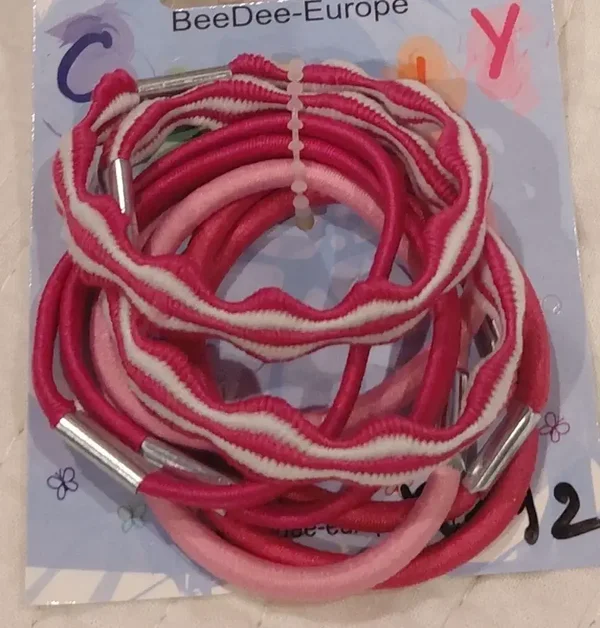 Elastiques roses fuchsia