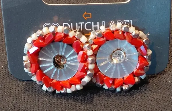 Boucles d'oreilles imitation cristaux