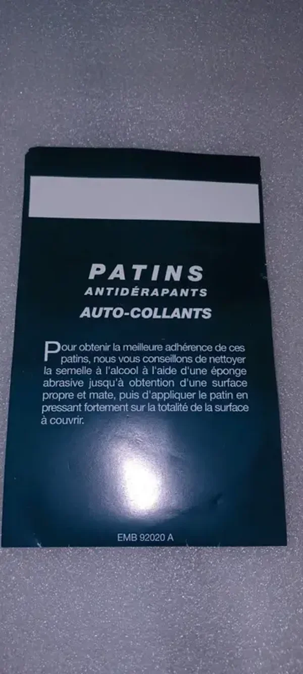 Patins antidérapants T1 noirs