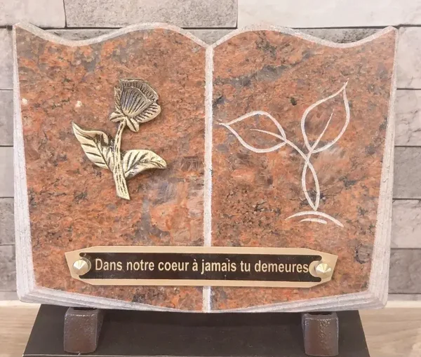 Plaque funéraire modèle 2