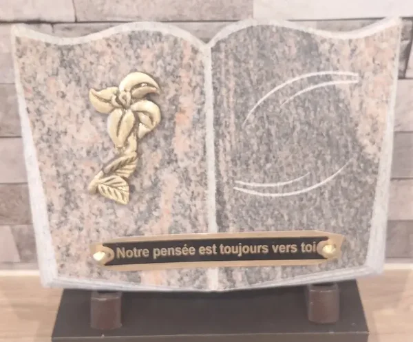 Plaque funéraire modèle 6
