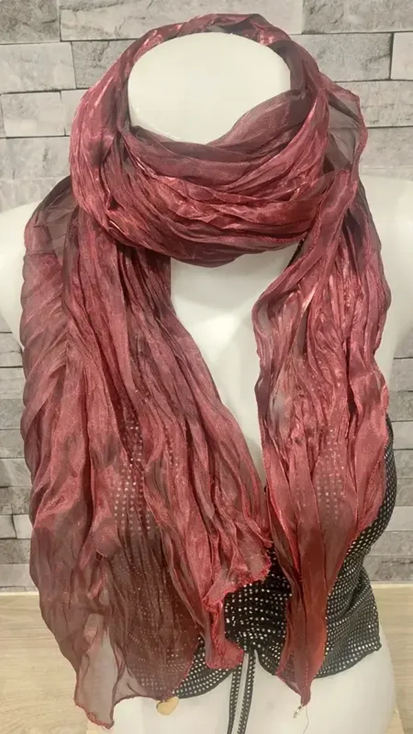 Écharpe bordeaux