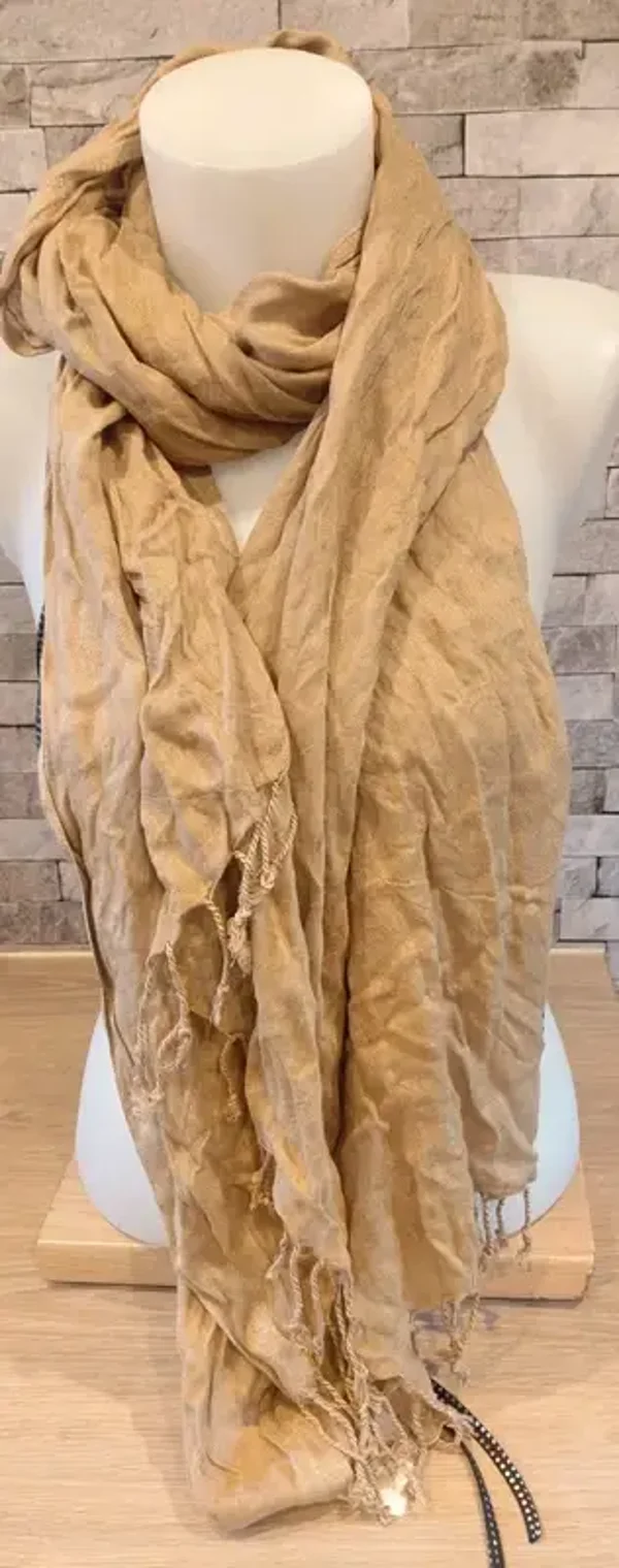 Écharpe beige
