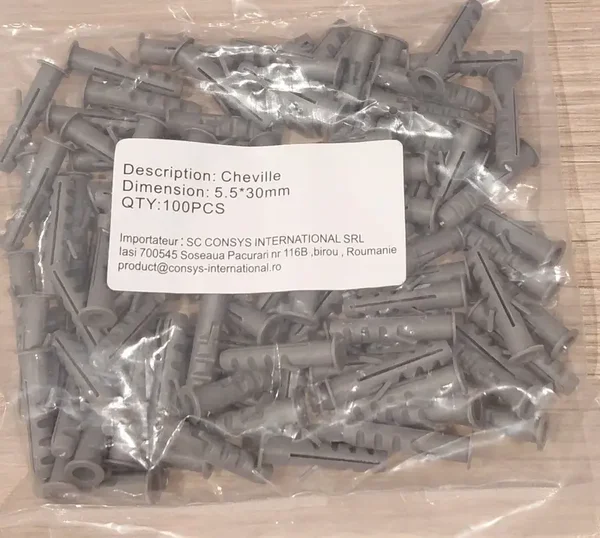 Chevilles 5.5 X 30 mm