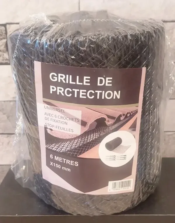 Grille de protection gouttière