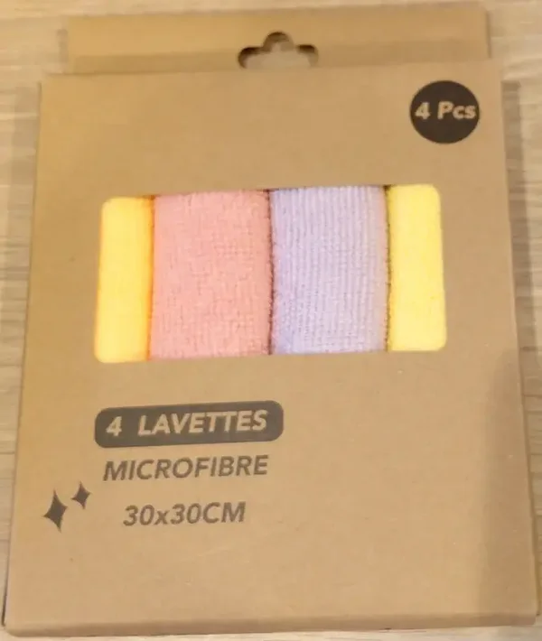 Lavettes microfibre