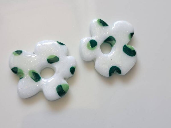 Pampille leopard blanche