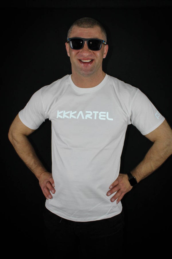 T-Shirt Bialy Meski KKKARTEL