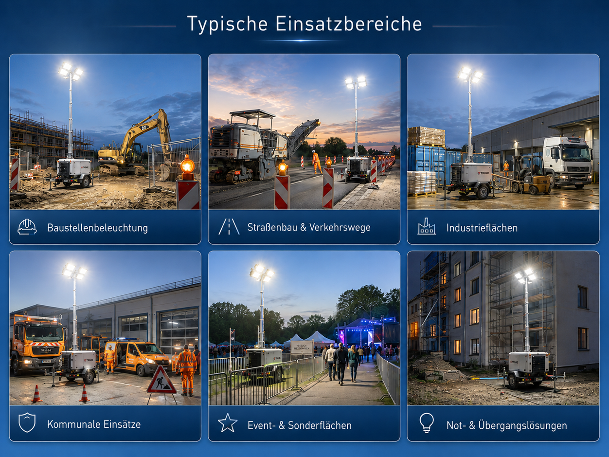Typische Einsatzbereiche autarker Beleuchtung
