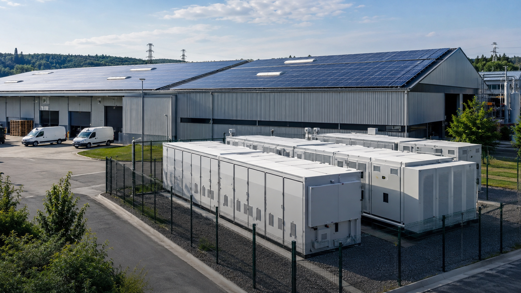 Energiespeicher für Industrie Gewerbe und Ladeinfrastruktur