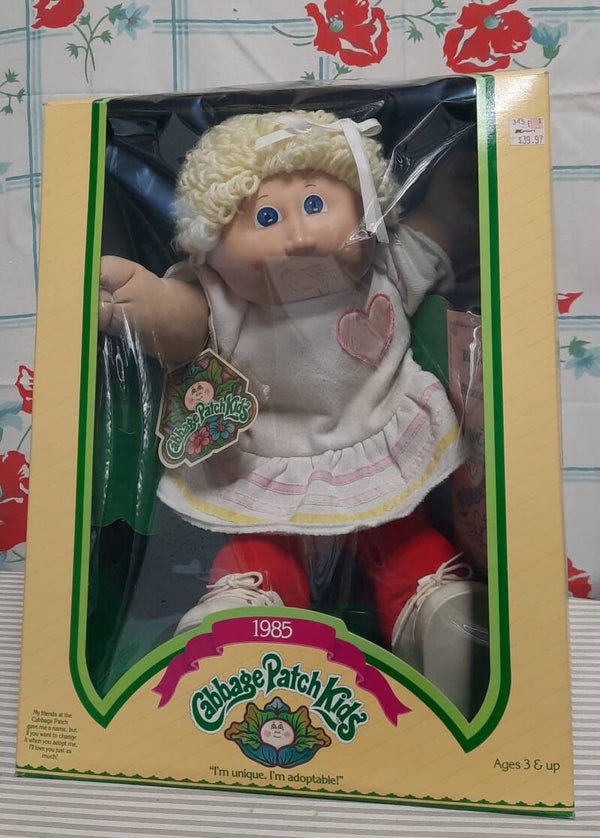 Ali Jullian 80s Blonde Cabbage Patch Doll new in box