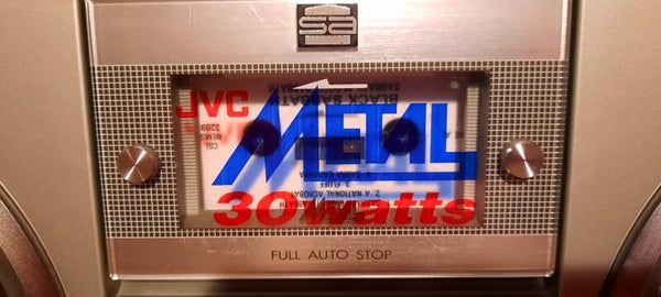 JVC M70 Cassette Door Sticker