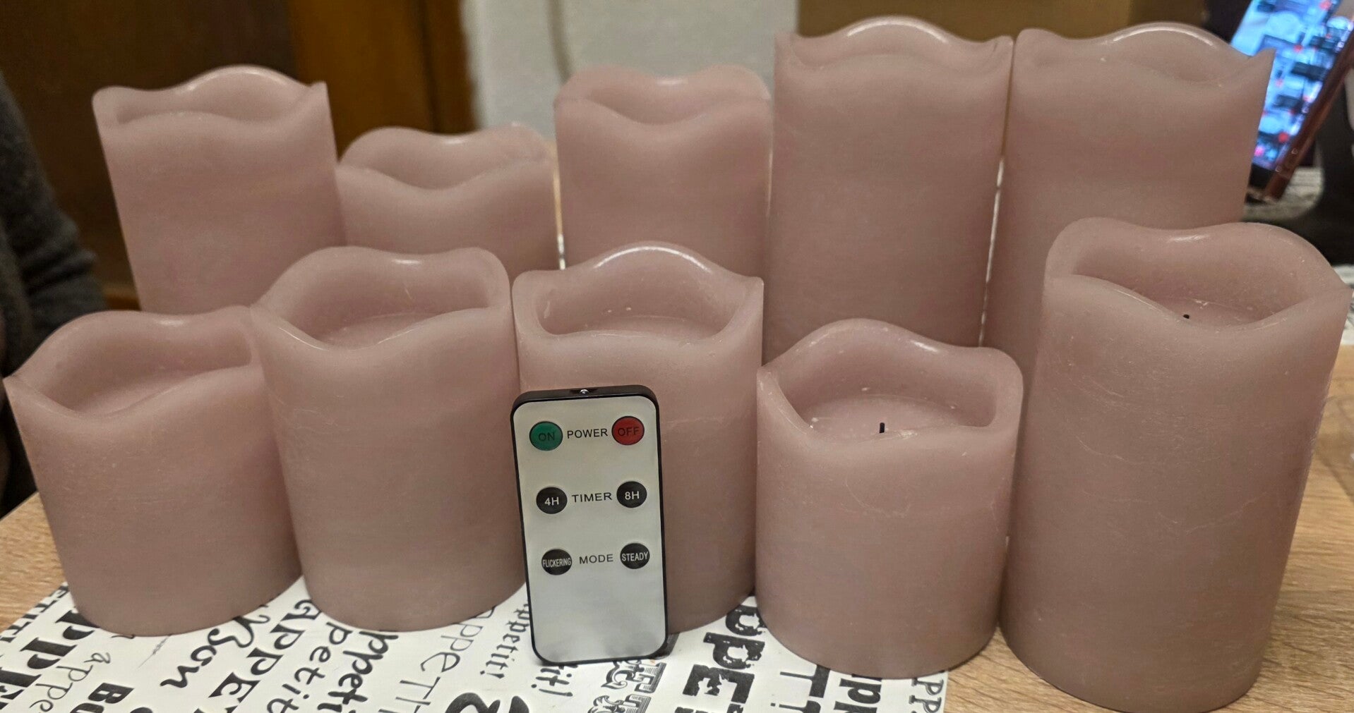 Echtwachs LED Kerzen