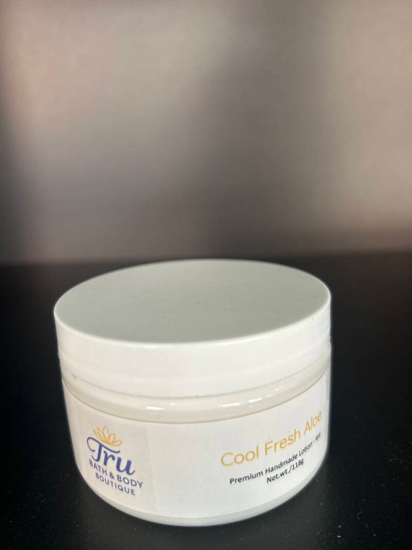 TB&BBB Cool Fresh Aloe  Premium Handmade Lotion 4 0z