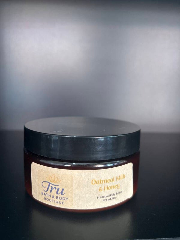 TB&BBB Oatmeal Milk & Honey   Premium Body Butter 8 0z