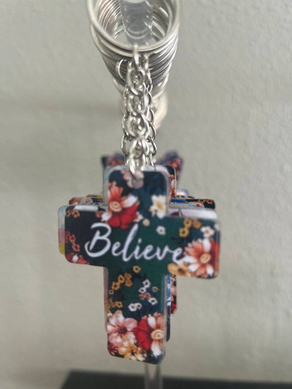 Cross Keychain