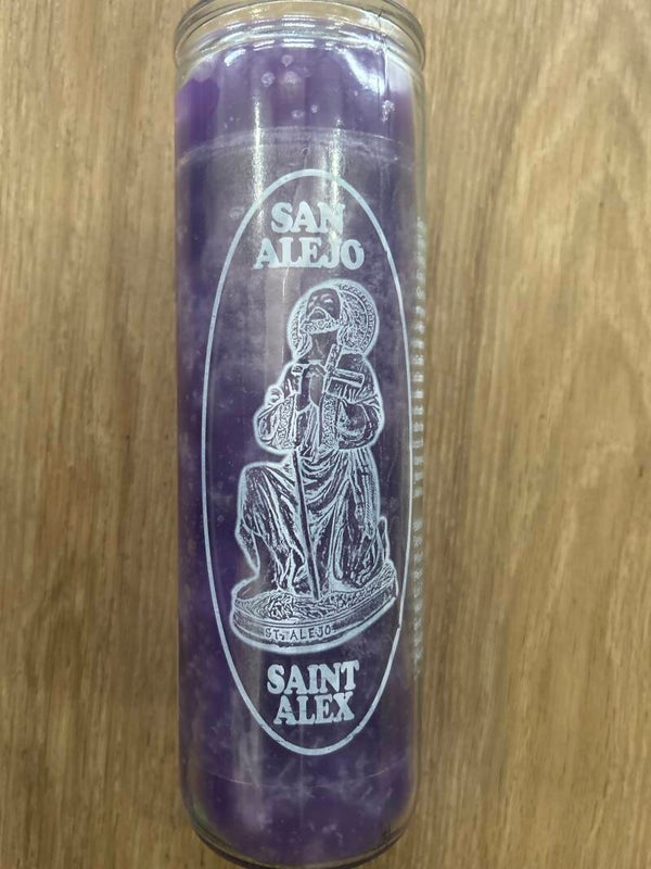 Saint Alejo 7  day Devotional Candle