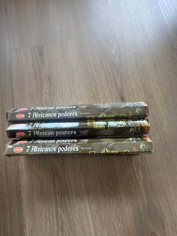 7 Africans Poderes (7 African Powers) Incense Sticks