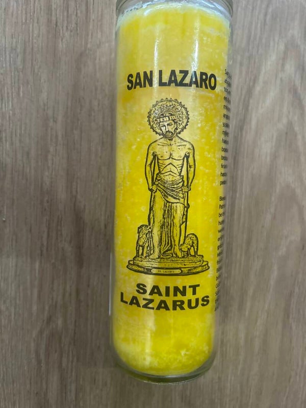 San Lazaro 7 Day Devotional Candle