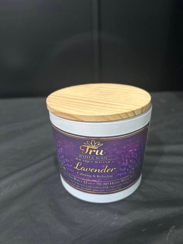 TB&BB-B 22oz Lavender Soy Wax - Cotton Wick Candle