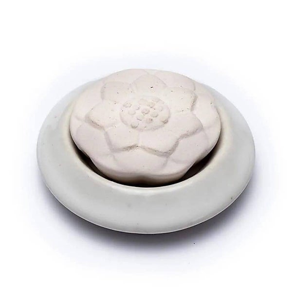 Aromasteen diffuser lotus wit