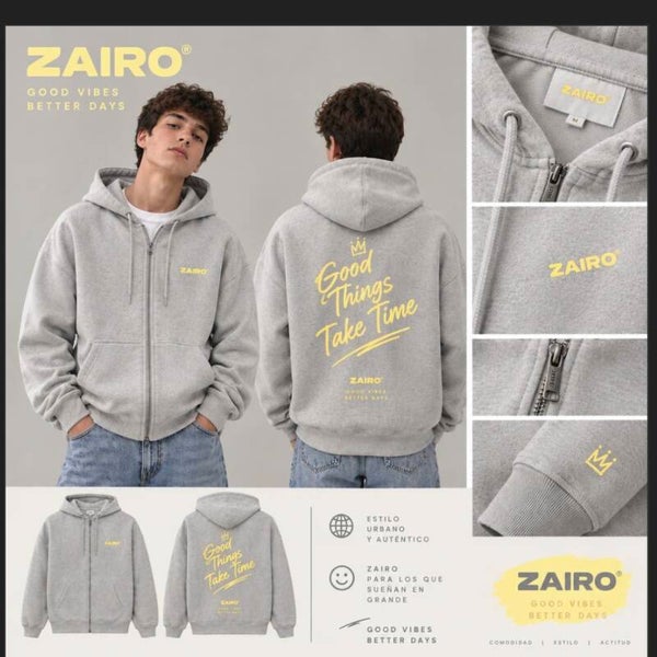 SUDADERA GOOD THINKS TAKE TIME