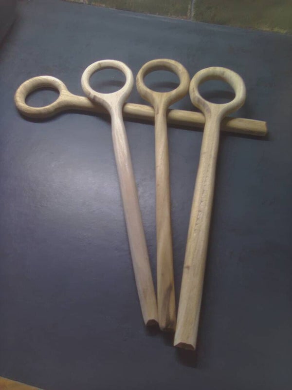 Artisan Butternut Danish Wood Whisk