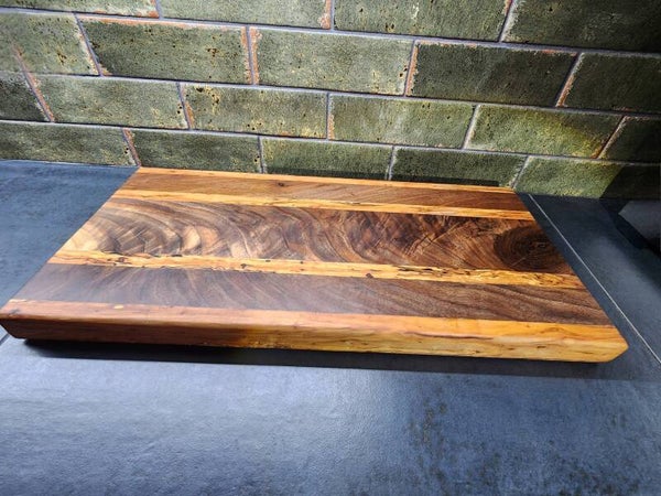 Black Walnut and Spalted apple Cutting Board