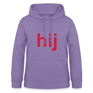 Hoodie/Sweatshirt lila-rot
