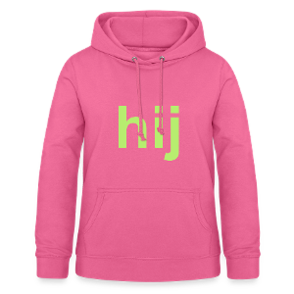 Hoodie/Sweatshirt pink-grün