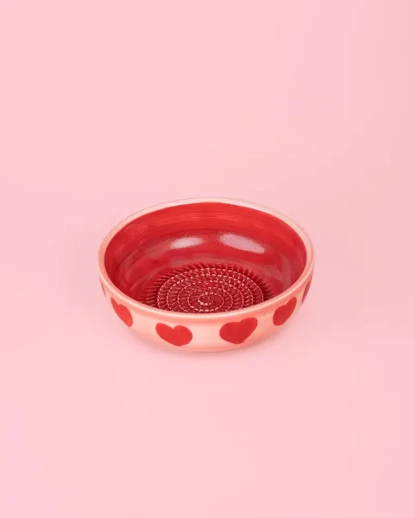 Medium Grater Plate Pottery - Sweetheart