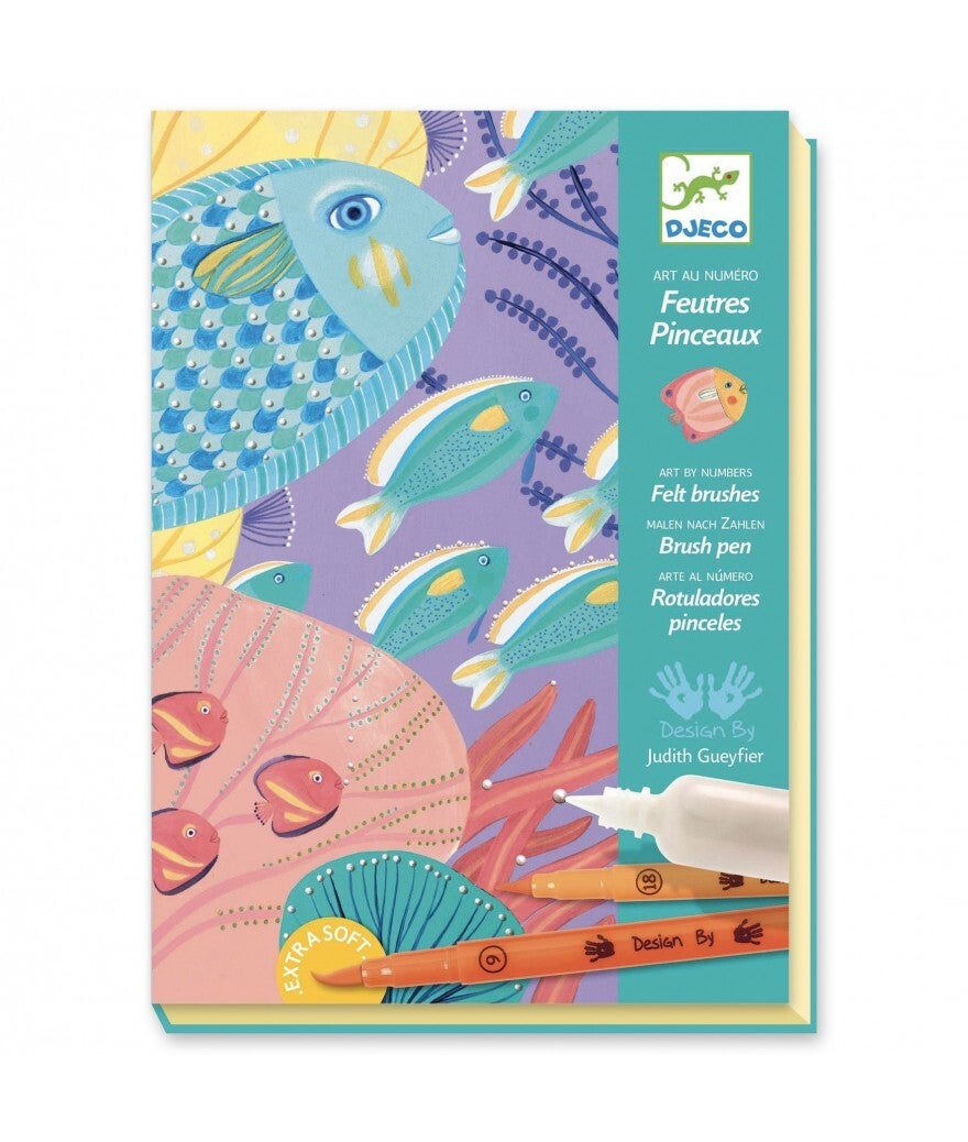 Onder de zee kleur pakket djeco