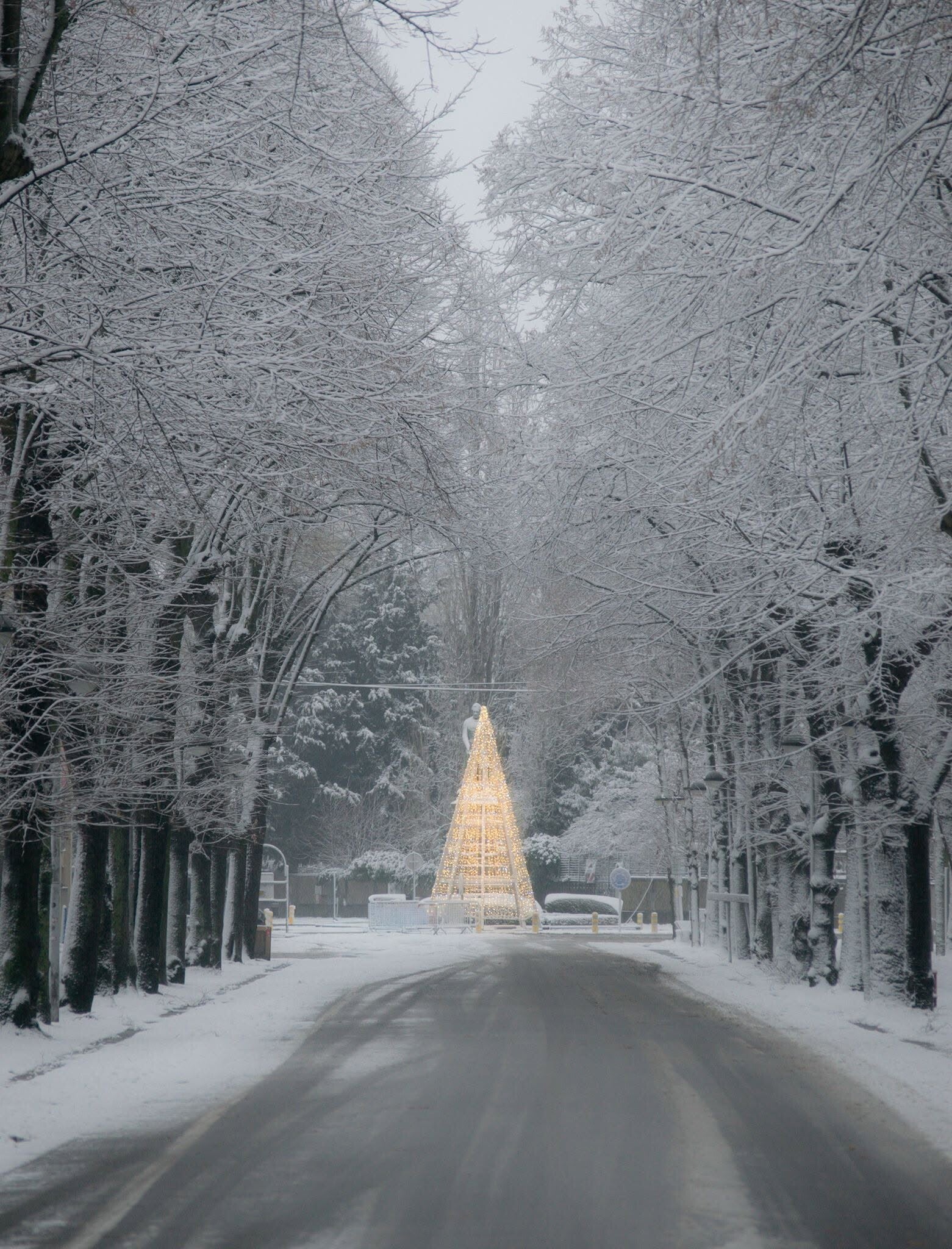 Huy sous la neige