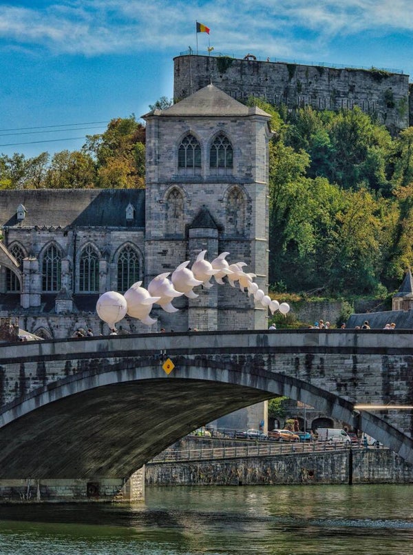 Le pont Baudouin - Huy (Belgique)