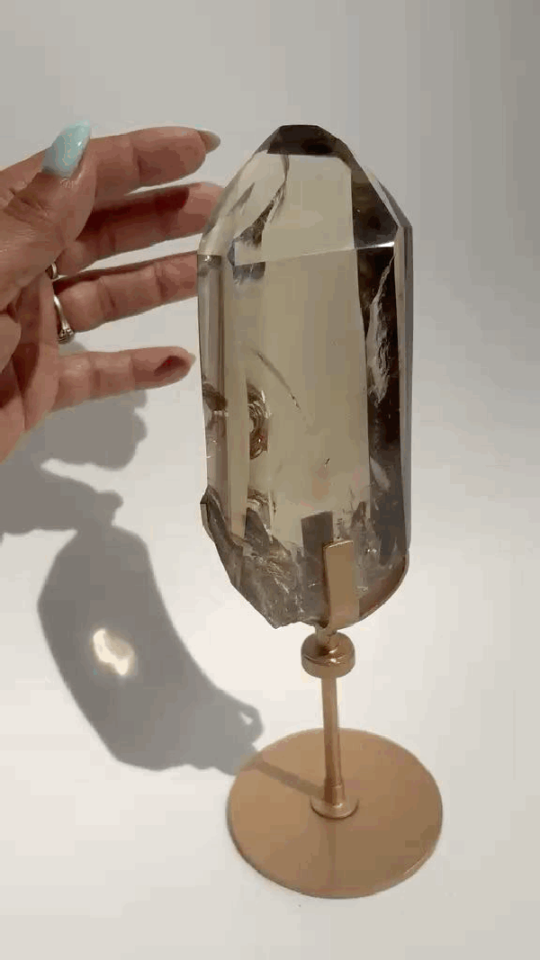 A+ Citrine on stand from Brazil