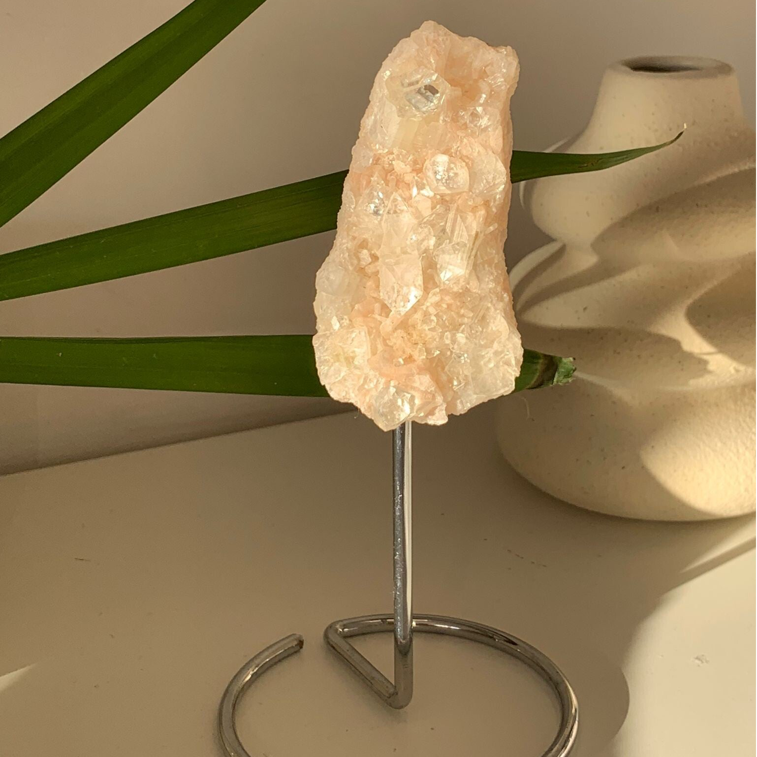 Apophyllite On Stand