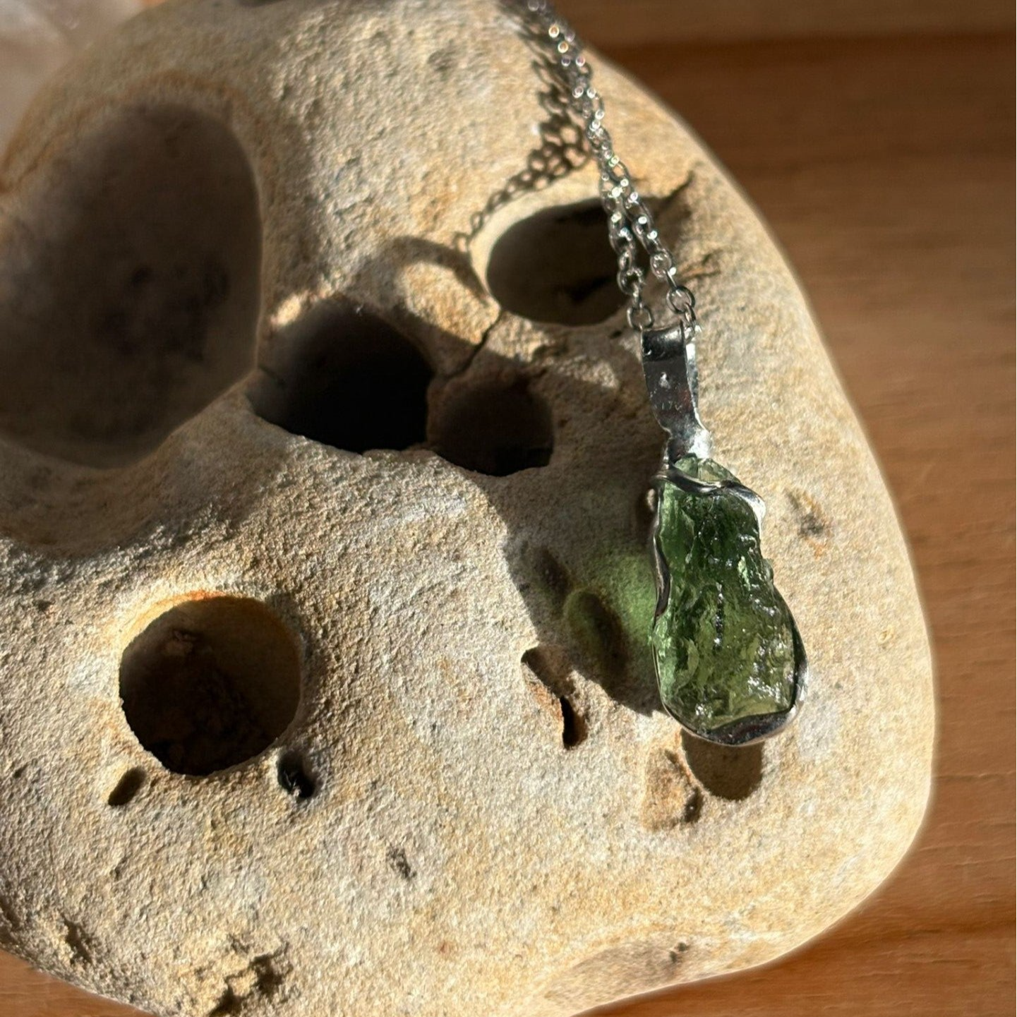 OOAK Moldavite Pendant