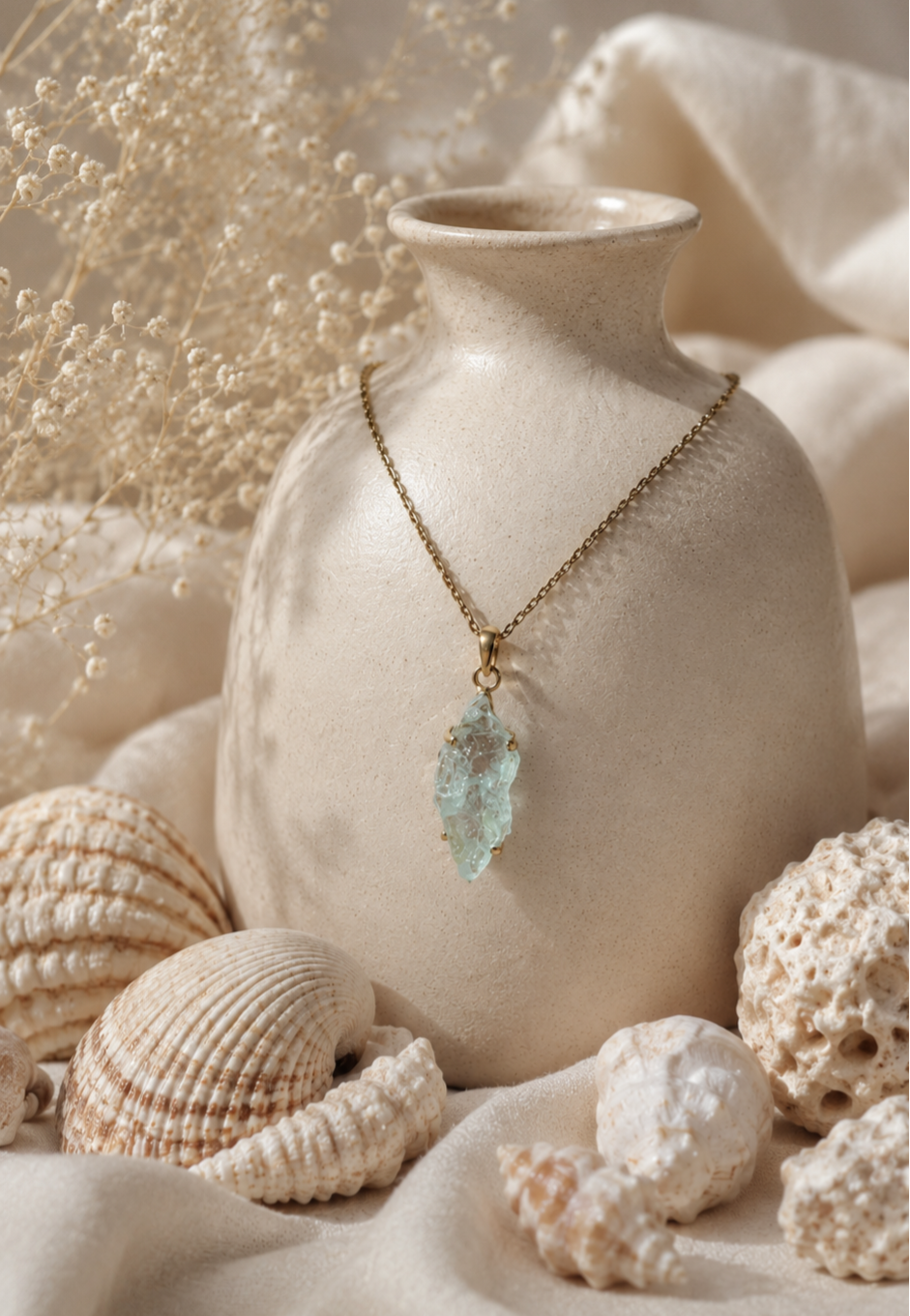 Aquamarine Pendant S925