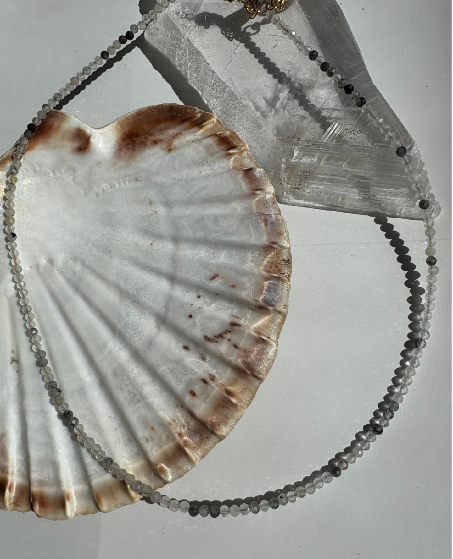 Black Rutile Necklace
