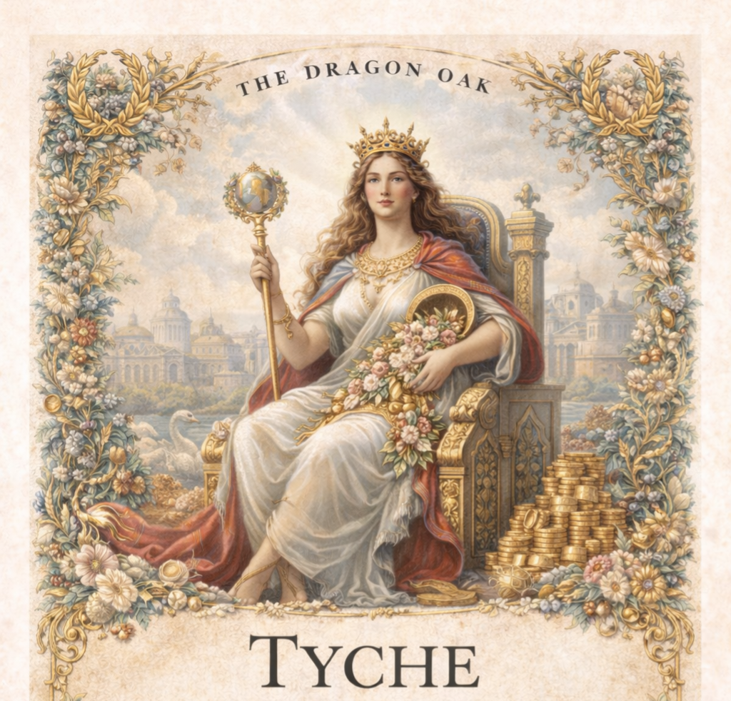 Tyche (Lady Fortuna) Deity Candle