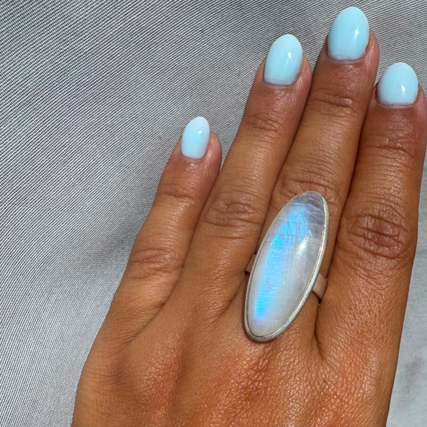 Blue Moon Tide Ring