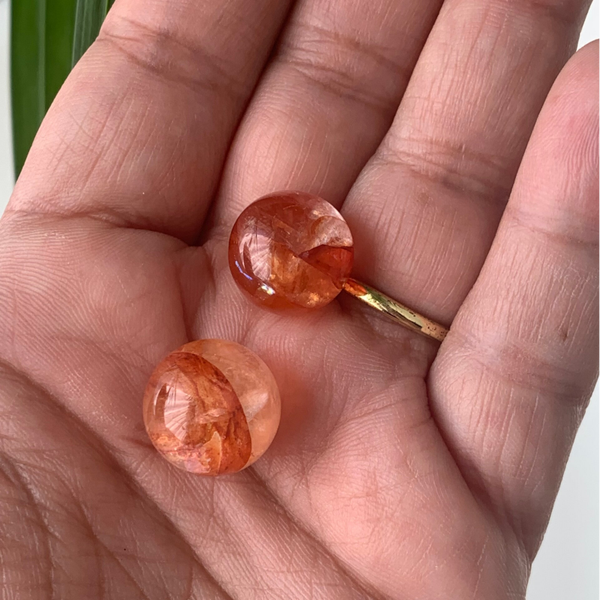 Fire quartz Mini Sphere